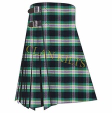 Scottish Traditional Clan Wells Ancient Handmade 8-yard Tartan Kilt for Men