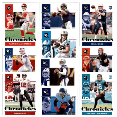 2021 Panini Chronicles NFL Football Singles w/ Rookies Stars - Choose Your Cards