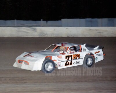 1984 Bob Zimmerman 4x6 print Dirt Late Model Racing - Free Ship