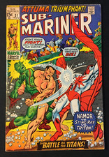 Sub-Mariner 31 Sal Buscema Namor LADY DORMA V 1 1971 Stan Lee Marvel