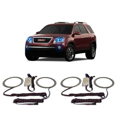 Bright Blue Angel Eye Headlight Halo kit for GMC Acadia 07-12