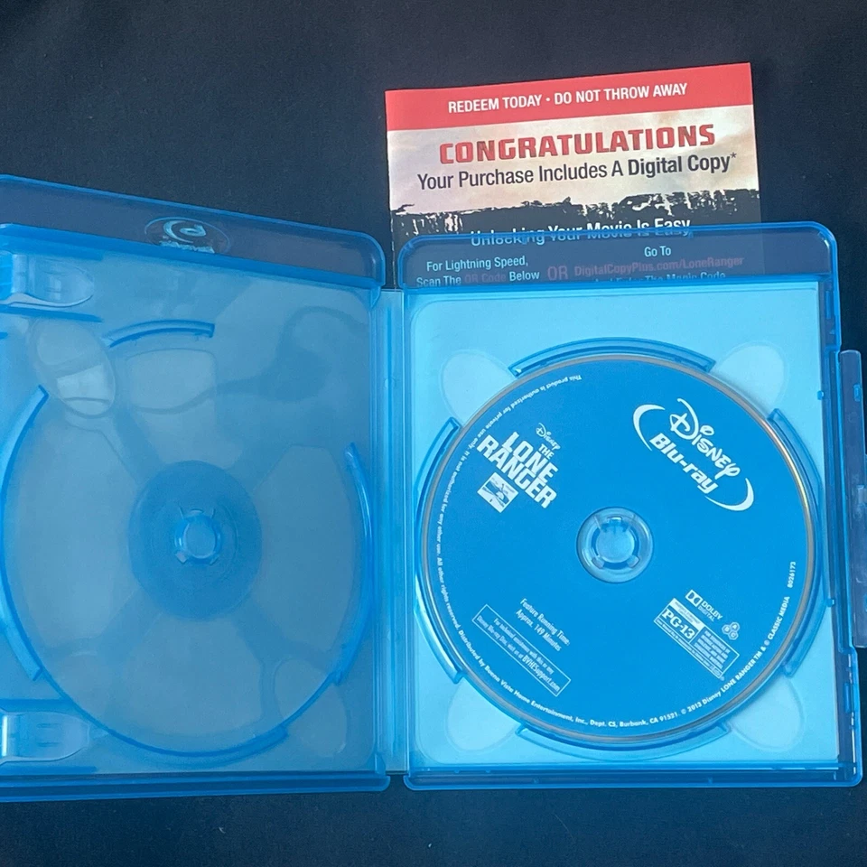 The Lone Ranger [Blu-ray + DVD + Digital Copy] Blu-Ray Disc Only - Image 3 of 3