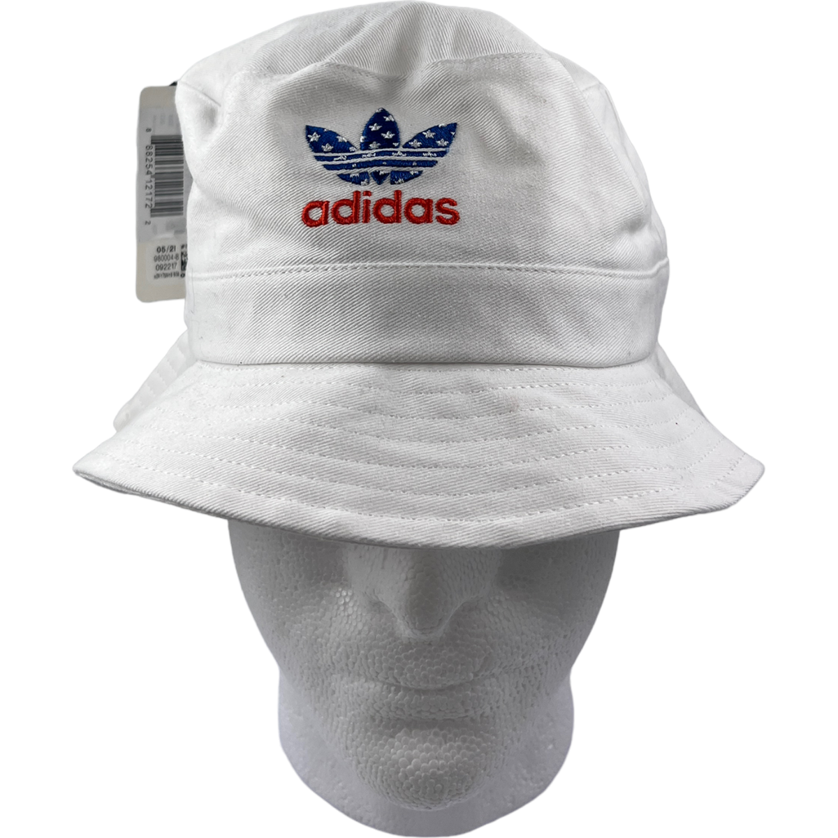 Adidas Originals Americana Bucket Hat White Red Blue new adidas 3-Stripes Bucket Hat | Dick main image 4