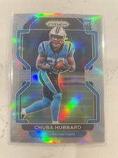 2021 Prizm Chuba Hubbard Image Variation SP Silver Prizm Rookie RC #V-355 