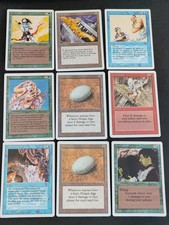 MTG Magic Revised 3rd Edition Rare Lot 9 Cards Serendib Efreet Black Vise eb53
