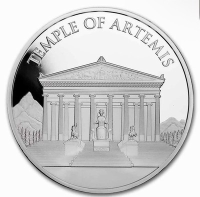 7 Wonders of the World Temple of Artemis 4th Release in Tin 1 oz Silver- Sealed