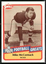 1989 Swell Greats Mike McCormack #125 Cleveland Browns