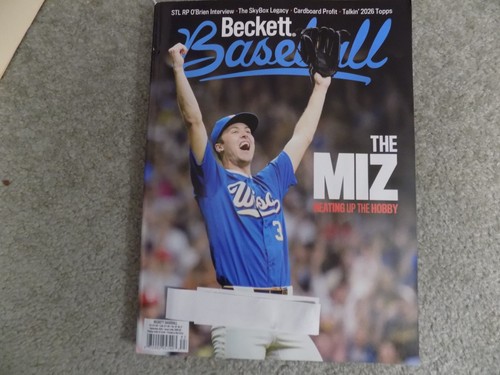 beckett baseball september 2026 #246 jake misiorowski the miz milwaukee brewers
