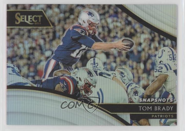 2018 Panini Select Snapshots Silver Prizm Tom Brady #SN-5 2oz