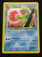 Politoed 8/75 Neo Discovery Holo Minimal Wear HOLO SWIRL PATTERN on eBay