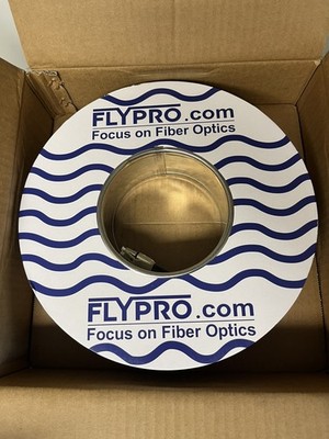FLYPROFiber- OM3 164 ft/50 m Uniboot LC to LC Outdoor Armored Fiber Patch Cable,