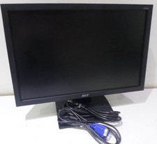 ACER V203w VGA DVI 20" LCD Monitor w/ Cables V203w bd