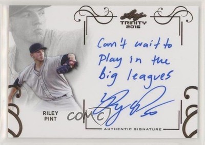 2016 Leaf Trinity Signatures Riley Pint #A-RP1 Auto 0o0