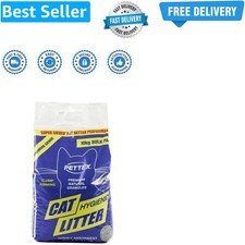 Pettex  Cat Litter 10kg - Biodegradable, Highly Absorbent, No Mess | Grey Nat... 2.40 per kilo