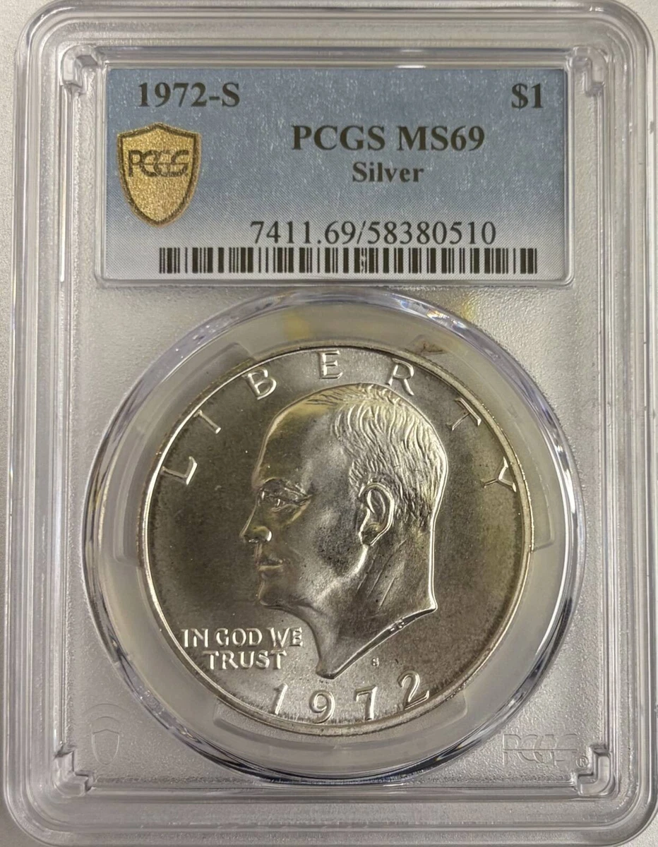 MS 69 Graded Eisenhower Dollars (1971-1978) for sale | eBay