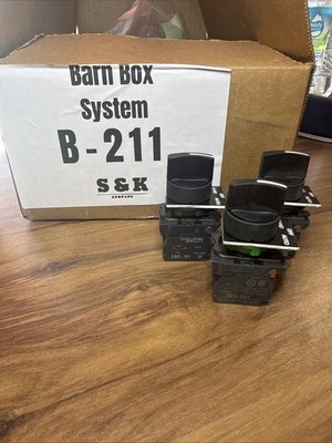 SCHNEIDER ELECTRIC ZBE-101 Contact Blocks w/ Buttons LOT OF 3