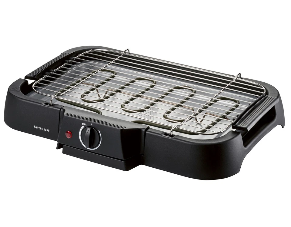 SILVERCREST Elektro-Tischgrill Grill Campinggrill STGE 2000 2000 Watt *B-Ware - Bild 2 von 4