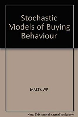 Stochastic Models of Buying Behavior Hardcover