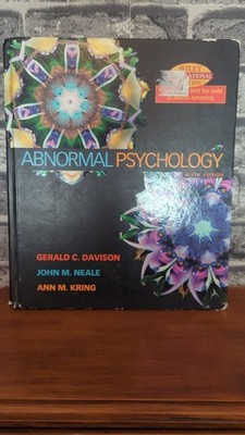 Abnormal Psychology 9th Edition Davidson Neale Kring Wiley Hardcover