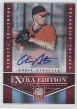 2012 Elite Extra Edition Franchise Futures Signatures Chris Stratton Auto 0p8