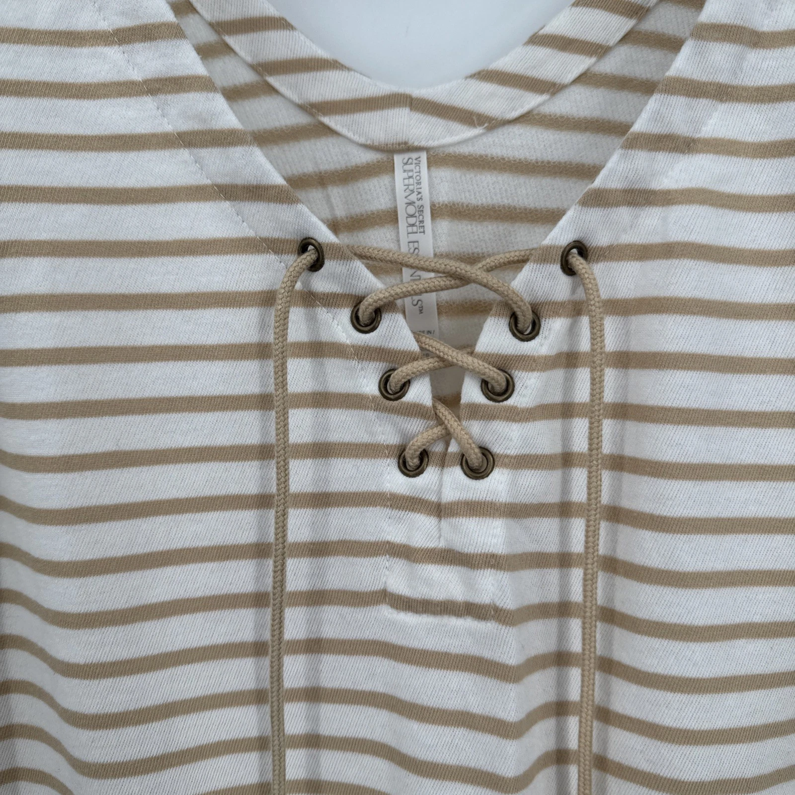 UNDERCOVER Victoria’s Secret top model abito donna essenziale taglia grande misto cotone