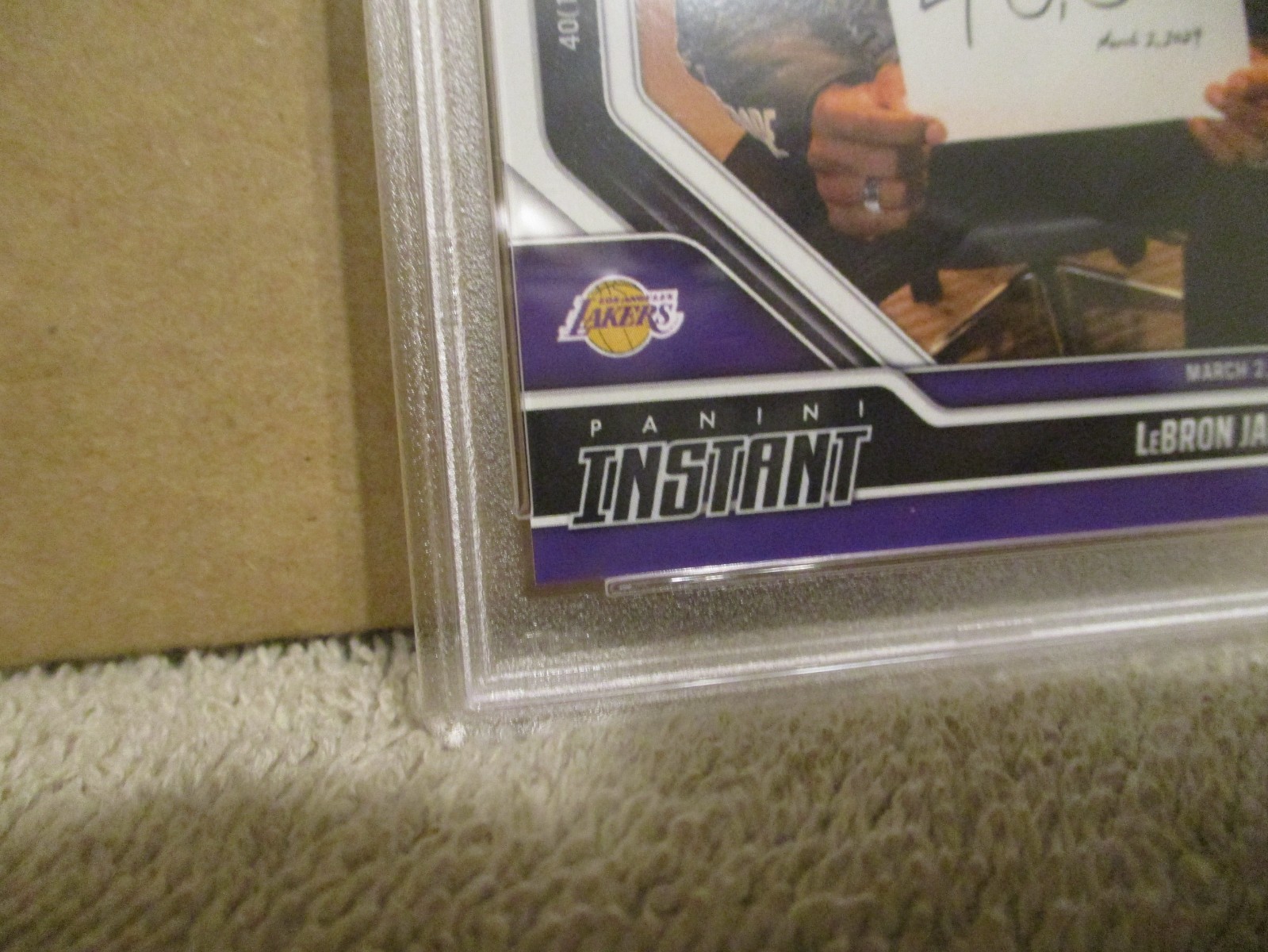 2023-24 PANINI INSTANT LEBRON JAMES #391 ALL TIME SCORING LEADER PSA 10 GEM MINT view 7