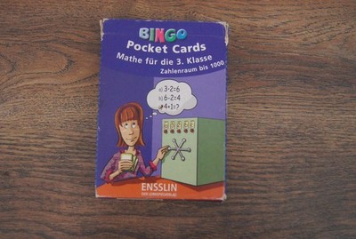 Bingo - Pocket Cards - Mathe für die 3. Klasse - Deutsch - Lernspiel