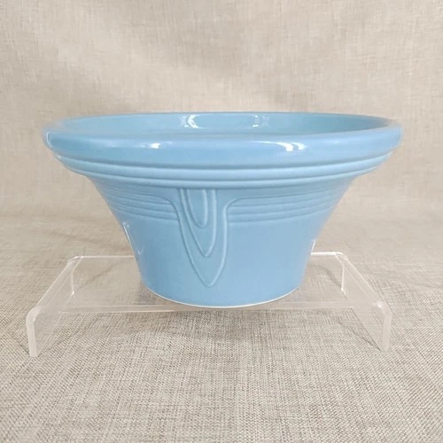 Fiesta Fiestaware Periwinkle Light Blue Hostess Bowl Mint Condition