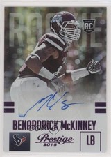 2015 Prestige Rookie Extra Points Purple Signatures Benardrick McKinney Auto pn1