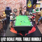 Pool Table Bundle, 1/12 Scale, 6 Inch Figures, GI Joe Classified, Marvel Legends