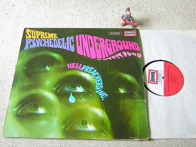 HELL PREACHERS INC. Supreme Psychedelic Underground ORIGINAL GER LP EUROPA E 356
