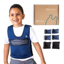 Weighted Vest for Kids - Neoprene Compression Vest - Ages 5 to 9 - Medium