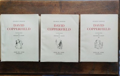 Dickens Charles, David Copperfield, 3 Voll. Club du livre, Marseille