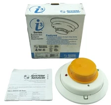 System Sensor 4W-B Photoelectric Smoke Detector With Base NEW OLD STOCK