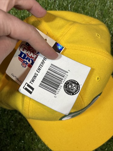 Green Bay Packers Twins Enterprise BNWT Adult Size NFL Snapback Hat Cap Vintage - Picture 9 of 13