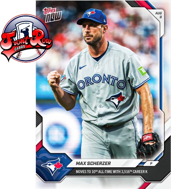 Max Scherzer  2026 MLB TOPPS NOW 537 presale