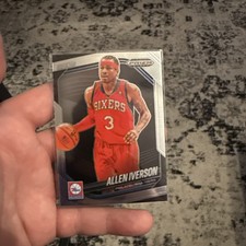 2024-25 Panini Prizm Black Silver Allen Iverson 76ers Legends