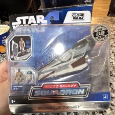 Star Wars Micro Galaxy Squadron Mace Windu Jedi Starfighter Clone Wars