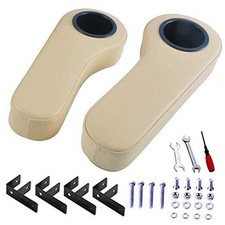 Golf Cart Armrest with Cup Holder for EZGO Club Car Yamaha - Upgrade Beige