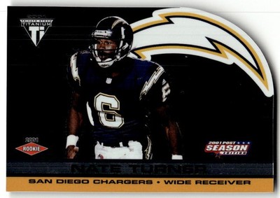 2001 Pacific Private Stock Titanium Edition Nate Turner #/795 Rookie #P78