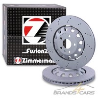 Zimmermann 2X Bremsscheibe Vorne FÜR Audi TT 8J Cupra Formentor Seat Ateca Leon