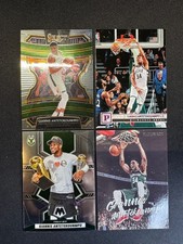(4) Giannis Antetokounmpo Select Panini Pink Luminance Mosaic Finals MVP Bucks