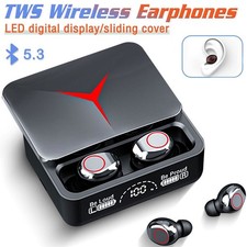 TWS Wireless Earbuds Bluetooth 5.3 Waterproof Headset Headphones With Power Bank