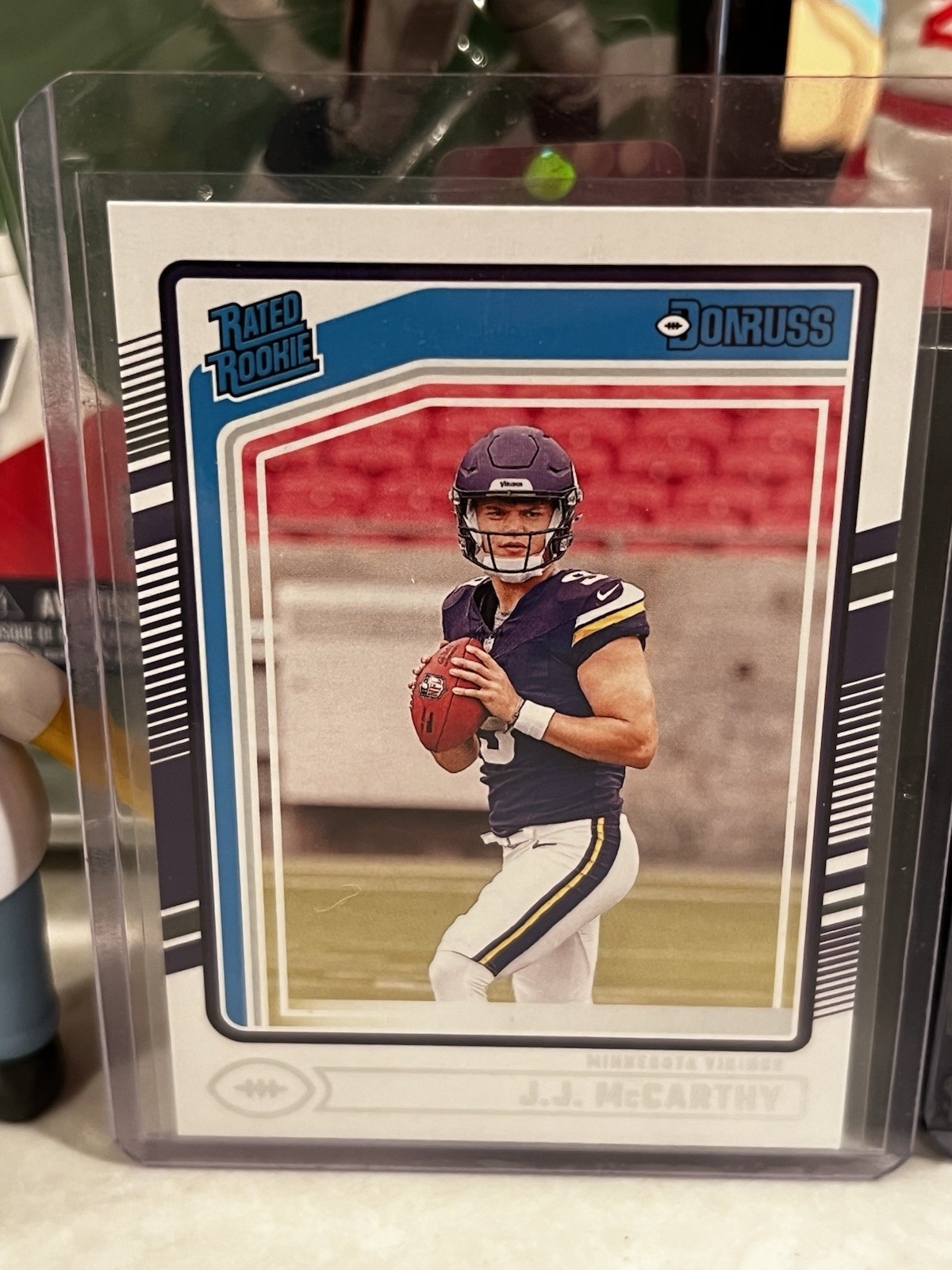 2024 Panini Donruss JJ McCarthy Base Rated Rookie Card RC #303 Vikings🏈🏆