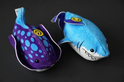CEPIA ZHU ZHU AQUARIUM SHARK AND STINGRAY INTERACTIVE TOYS