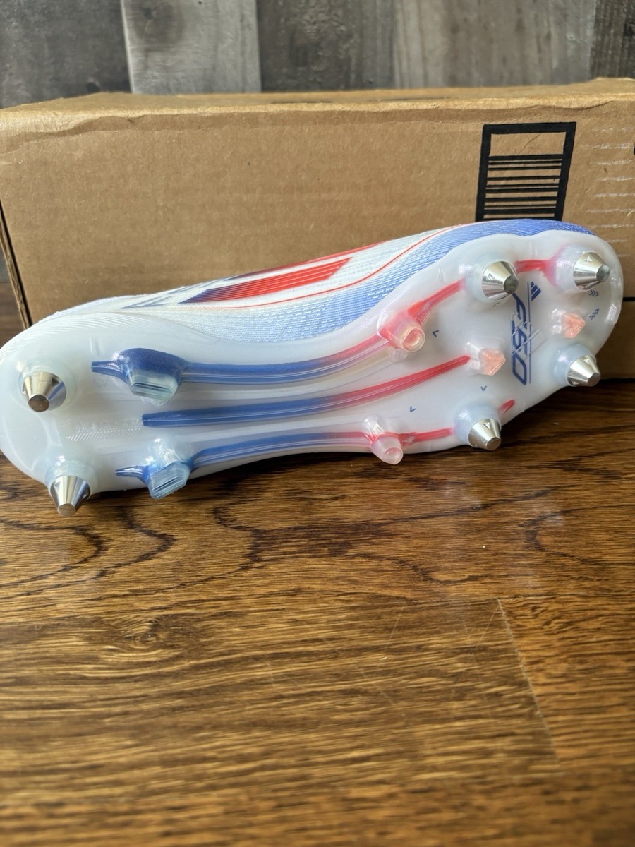 Adidas F50 Elite LL SG Laceless Soccer Cleats White Mens 5.5
