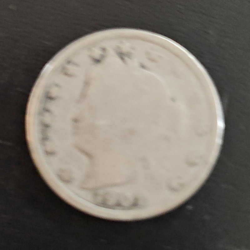 1907 Liberty Head V Nickel 5C Circulated Coin, Uncertified 130  Ungraded