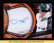 2018 Topps Tribute Tribute Auto Orange 1/25 Dustin Fowler #TA-DFO Auto READ 0w8