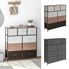 Chest of Drawers 10 Drawer Storage Organizer Unit with Steel Frame