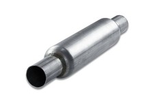 Street Packsp3012st3 Straight Round Glasspack Muffler 1.75 Center Inout